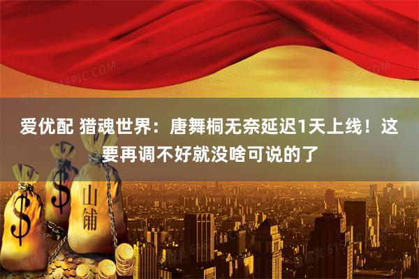 爱优配 猎魂世界：唐舞桐无奈延迟1天上线！这要再调不好就没啥可说的了